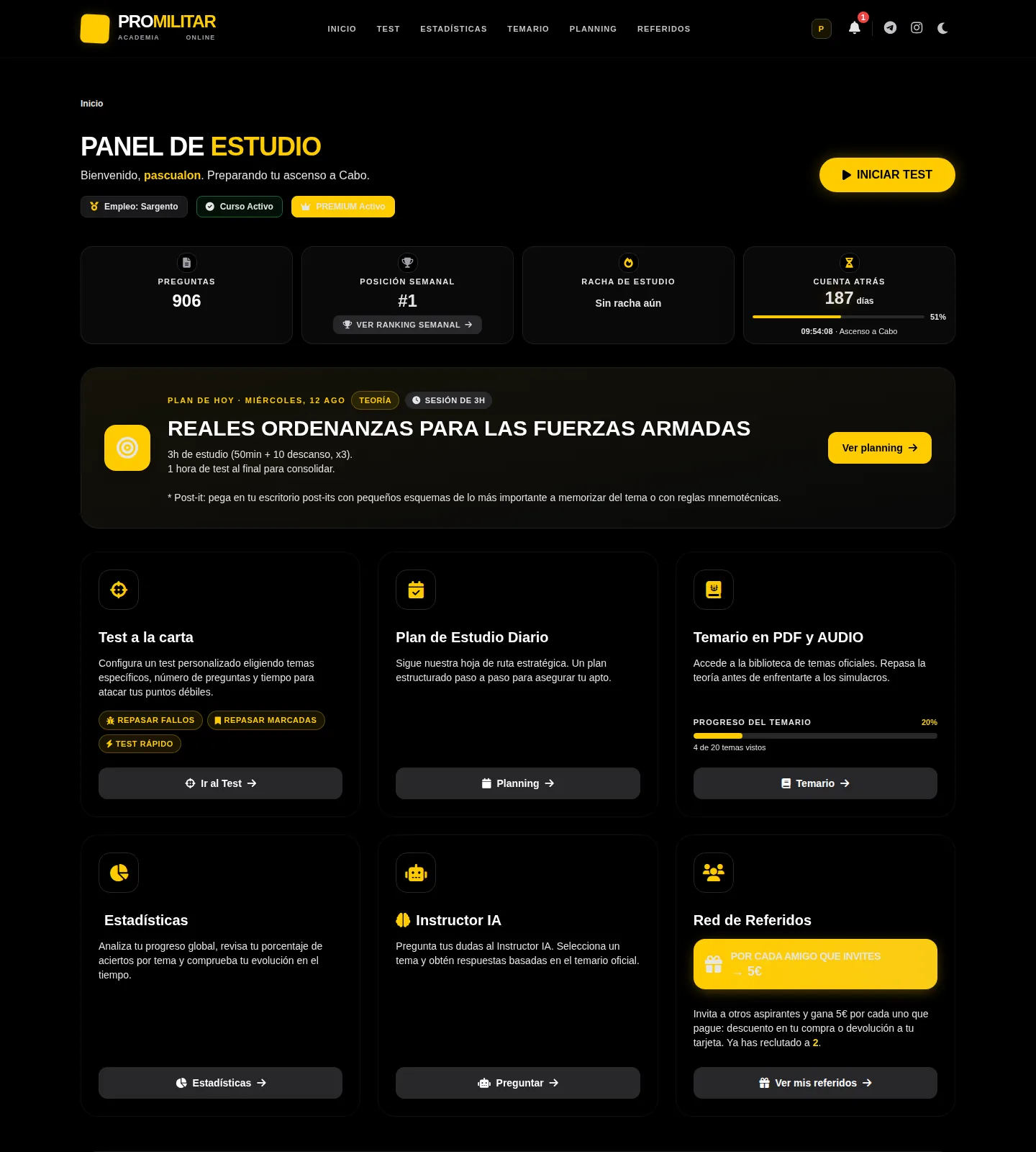 ProMilitar Plataforma
